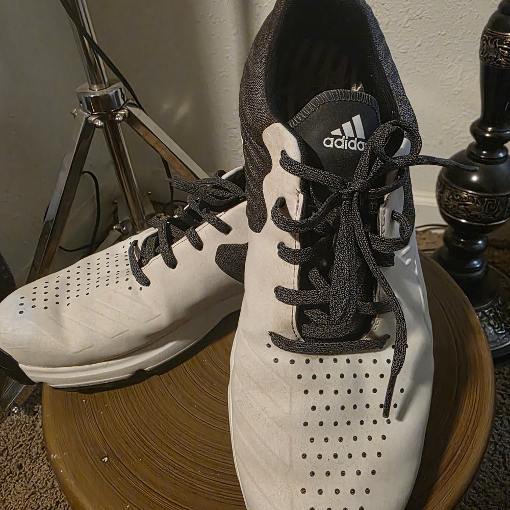 Adidas Black and White Sneakers - Picture 6 of 8